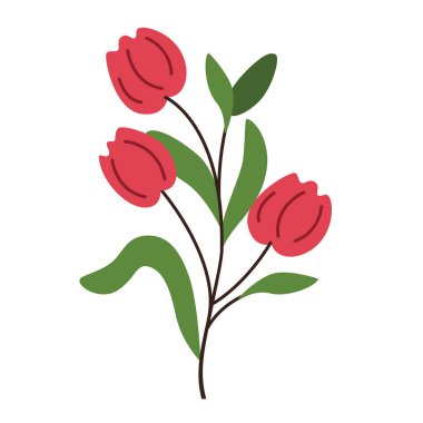 Çiçek vektör resimleri, çiçek tokası sanatı, çiçekler için klip sanatı, gül çiçeği klipsi sanatı, beyaz arkaplanda izole edilmiş.