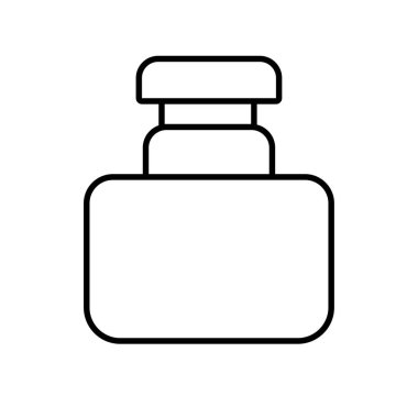 Parfüm şişesi klipsi, parfüm şişesi vektörü, parfüm klipsi sanatı, çizgi sanat ikonu illüstrasyonu