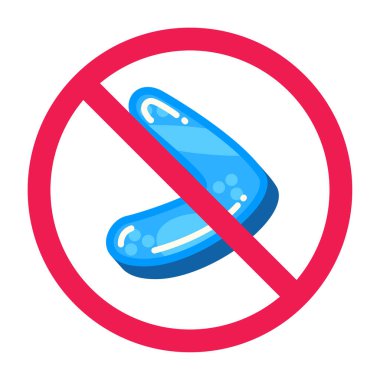 Yasak işaret sembolden büyük değil, işaretten büyük değil, yasaklı işaretten daha büyük değil, yassı simge tasarım vektör çizimi