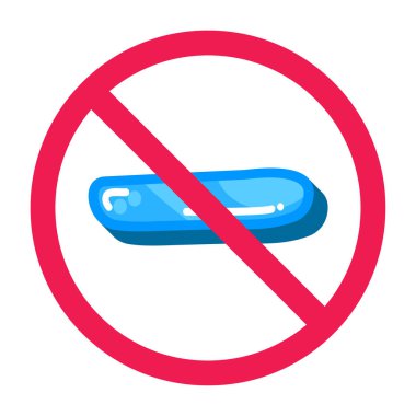 Negatif simgeli yasak işaret, eksi işareti yok, çıkarma yasağı işareti, eksi işareti yok