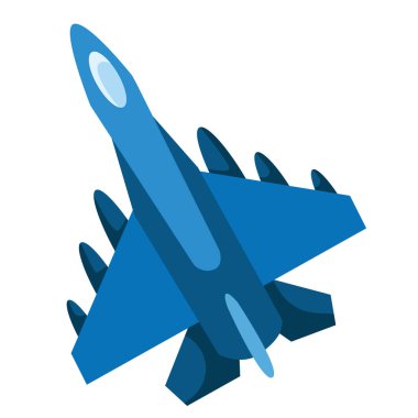 Hava Kuvvetleri klip sanatı, savaş jeti klipsi sanatı, jet savaş uçağı vektör illüstrasyonu, klipsleme sanat jeti