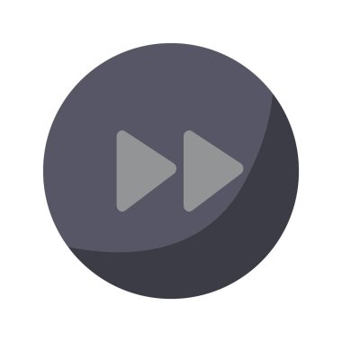 İleri sarma düğmesi simgesi, ileri görüntü simgesi, sonraki ortam oynatıcı düğmesi, daire şekli çalma denetimi