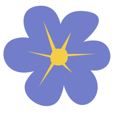 Mavi çiçek vektörü, mavi çiçek dikeni, çiçek başı vektörü, çiçek başı klibiti, çiçek başı illüstrasyonu