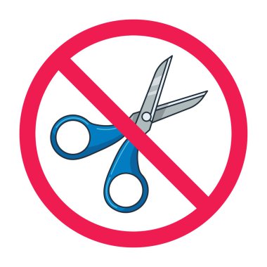 Makas işareti yasak, makas işareti yasak, makas işareti yasak sembol yasak, makas simgesi yasak, makas kullanma yasağı