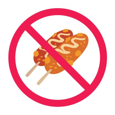 Koreli mısırlı sosis işareti yok, mısırlı sosis tabelası yok, sokak yemeği sembolü yok.