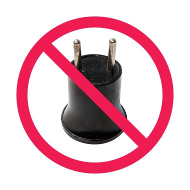 Priz prizi tabelası yok, ampul prizi adaptörü yasak lamba tutacağı, duvar prizi için uygun.