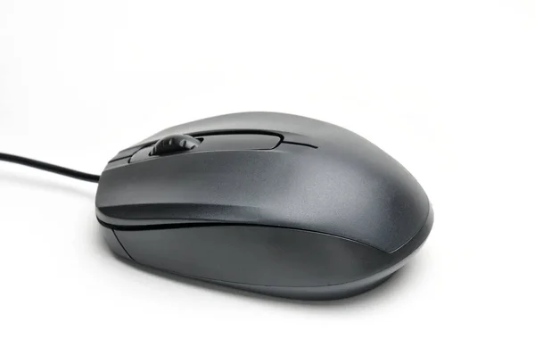 stock image Computer mouse for issuing commands and controlling applications on an isolated white backgroun