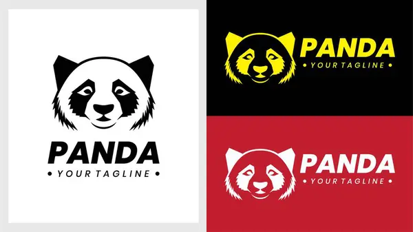 Hayvan panda logosu koleksiyonu
