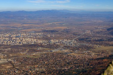 Sofya 'nın Vitoşa dağından görünüşü.