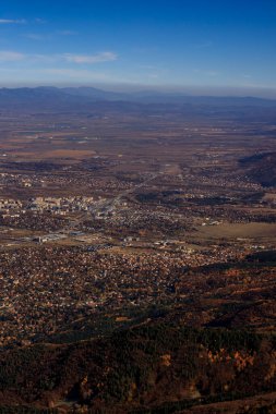 Sofya 'nın Vitoşa dağından görünüşü.