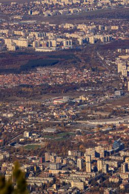 Sofya 'nın Vitoşa dağından görünüşü.