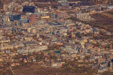 Sofya 'nın Vitoşa dağından görünüşü.