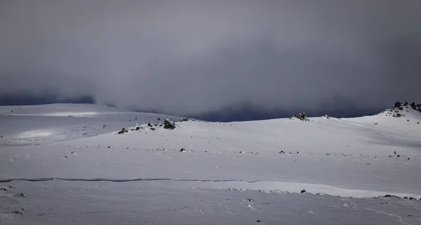 维多沙山冬季徒步旅行 — 图库照片