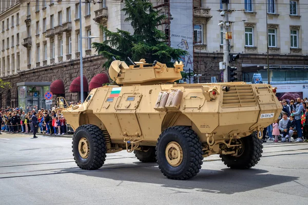 Sofya, Sofya, Bulgaristan - 05.06.2023: Bulgar ordusunun askeri geçidi