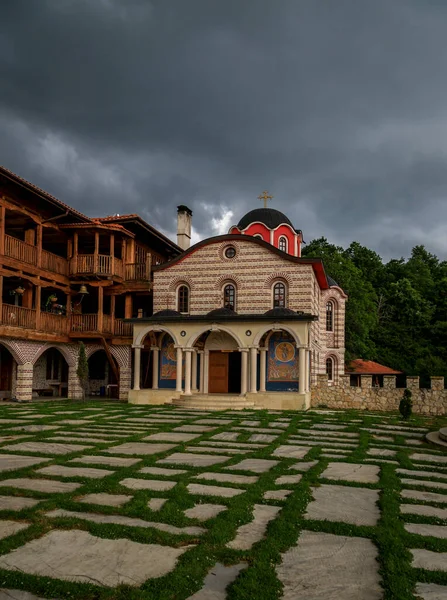 Chernogorsky Monastery Saint Saint Kozma Damian — Stock Photo, Image