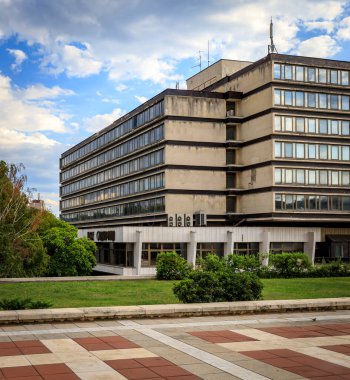 Bulgaristan 'ın Blagoevgrad kentinden görüntü