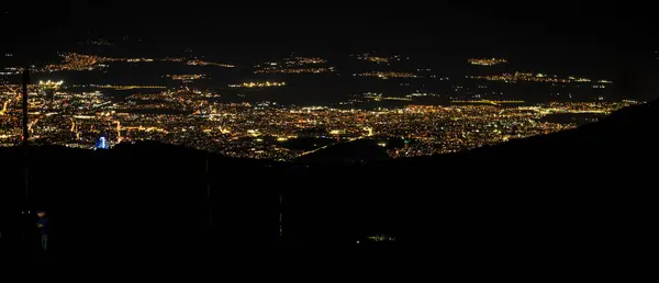 Wieczorna Wycieczka Szczyt Cherni Vrah Góra Vitosha Bułgaria — Zdjęcie stockowe