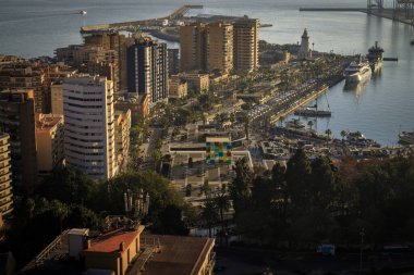 Malaga, İspanya 'dan görüntü
