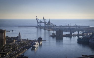 Malaga, İspanya 'dan görüntü