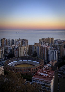 Malaga, İspanya 'dan görüntü