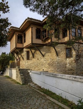 Yunanistan 'ın Kavala kentinden görüntü