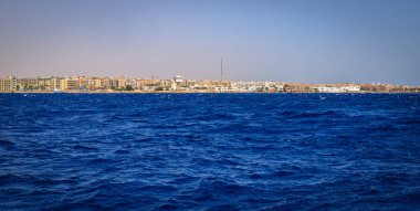 Hurghada, Kızıldeniz Valiliği, Mısır - 04.30.2024: Hurghada 'dan görüntü
