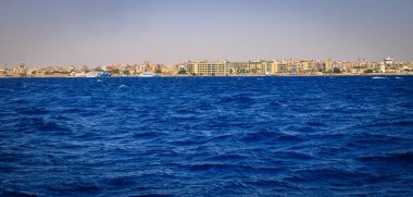 Hurghada, Kızıldeniz Valiliği, Mısır - 04.30.2024: Hurghada 'dan görüntü