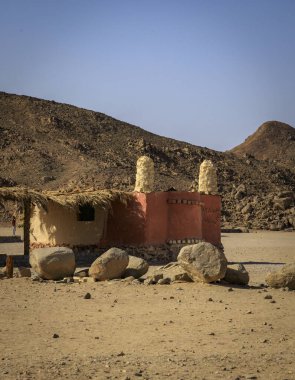 Hurghada, Kızıldeniz Valiliği, Mısır - 30.04.2024: Bedevi köyü