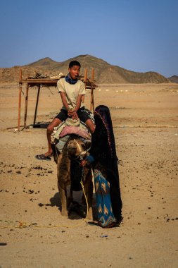 Hurghada, Kızıldeniz Valiliği, Mısır - 30.04.2024: Bedevi köyü