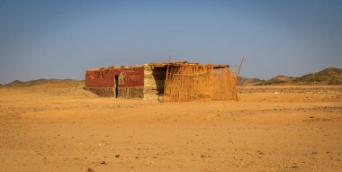 Hurghada, Kızıldeniz Valiliği, Mısır - 30.04.2024: Bedevi köyü