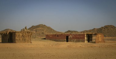 Hurghada, Kızıldeniz Valiliği, Mısır - 30.04.2024: Bedevi köyü