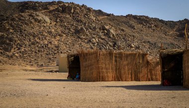 Hurghada, Kızıldeniz Valiliği, Mısır - 30.04.2024: Bedevi köyü