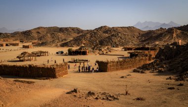 Hurghada, Kızıldeniz Valiliği, Mısır - 30.04.2024: Bedevi köyü