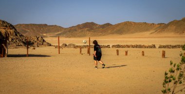 Hurghada, Kızıldeniz Valiliği, Mısır - 30.04.2024: Bedevi köyü