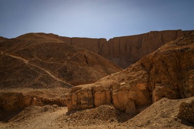 Luxor, Mısır - 05.01.2024: Krallar Vadisi