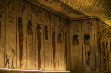 Luxor, Mısır - 05.01.2024: Krallar Vadisi