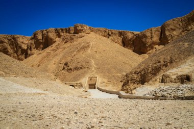 Luxor, Mısır - 05.01.2024: Krallar Vadisi