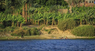 Nil nehri, Mısır 'da yelken açarken görüntüle