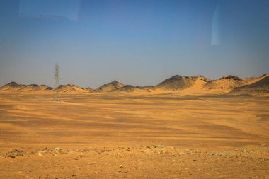 Aswan, Mısır - 05.04.2024: Sahra, Nil Vadisi,