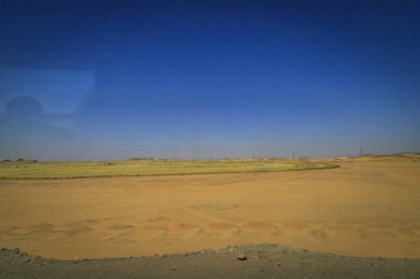 Aswan, Mısır - 05.04.2024: Sahra, Nil Vadisi,