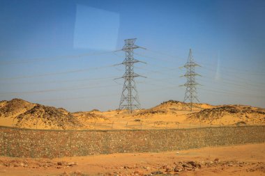 Aswan, Mısır - 05.04.2024: Sahra, Nil Vadisi,