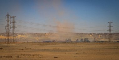 Aswan, Mısır - 05.04.2024: Sahra, Nil Vadisi,