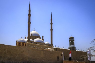 Kahire, Mısır - 05.03.2024: Mısır 'ın Kahire kentinden görüntü