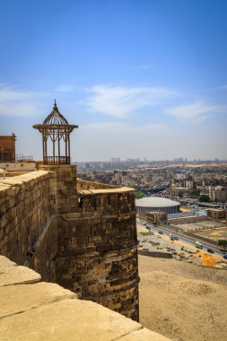 Kahire, Mısır - 05.03.2024: Mısır 'ın Kahire kentinden görüntü