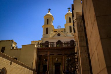 Kahire, Mısır - 05.03.2024: Mısır 'ın Kahire kentinden görüntü