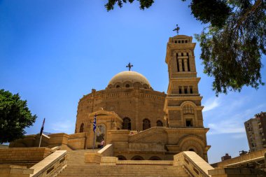 Kahire, Mısır - 05.03.2024: Mısır 'ın Kahire kentinden görüntü