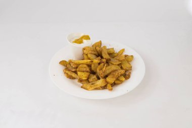 Yeni hazırlanmış yemek / yemek bir restoranda servis edilecek.