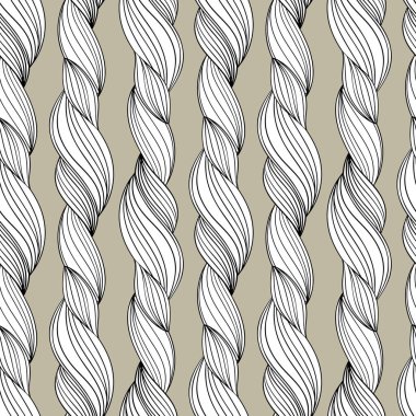 Kusursuz el çizimi desen dalgaları arka planı.