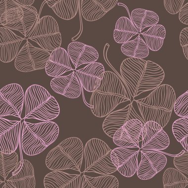 Soyut yoncanın kusursuz vektör deseni.