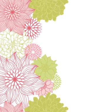 Soyut çiçek Dikişsiz desen tasarımı için.